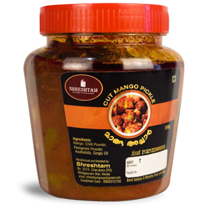 Cut mango pickle